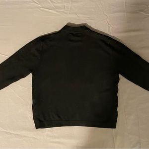 Zara Black Mock Neck Black Sweater For Girls.
